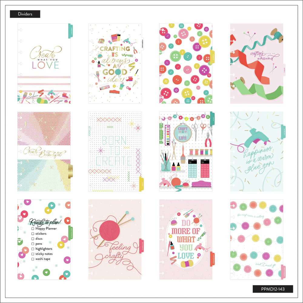 2024 Miss Maker Happy Planner - Mini Dashboard Layout - 12 Months - Image 8