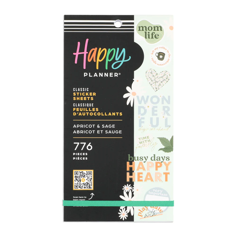 Apricot & Sage Mom - Value Pack Stickers