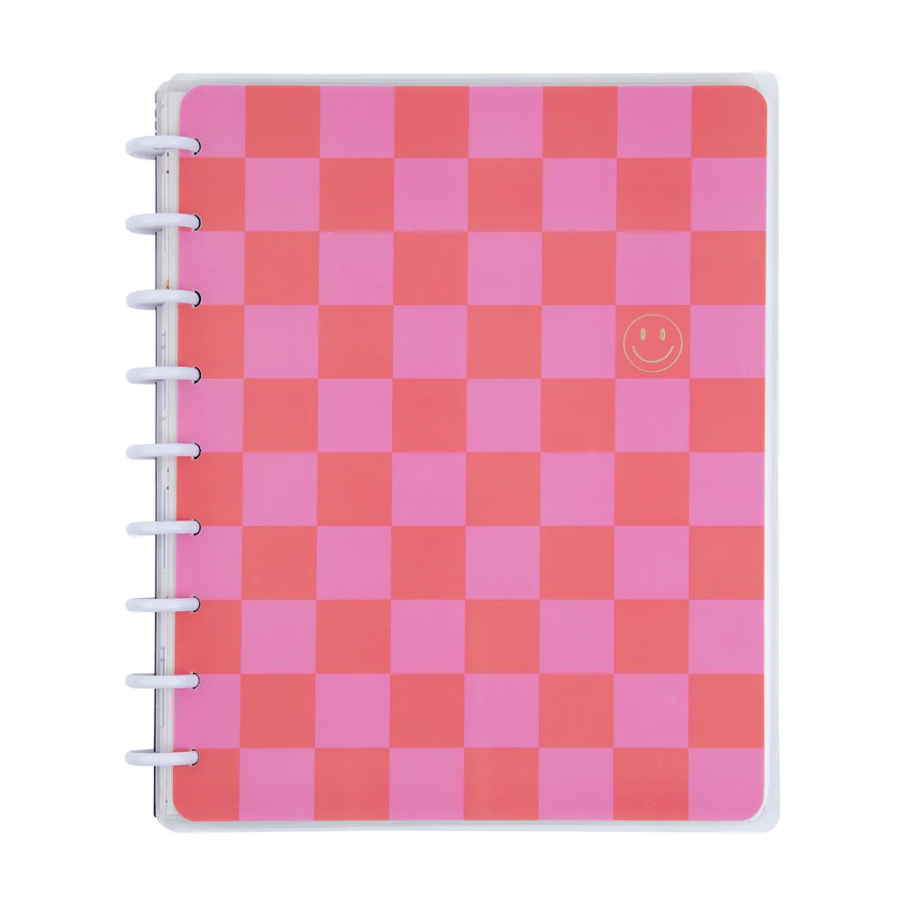 Checkered Brights - Dotted Lined Classic Notebook - 60 Sheets