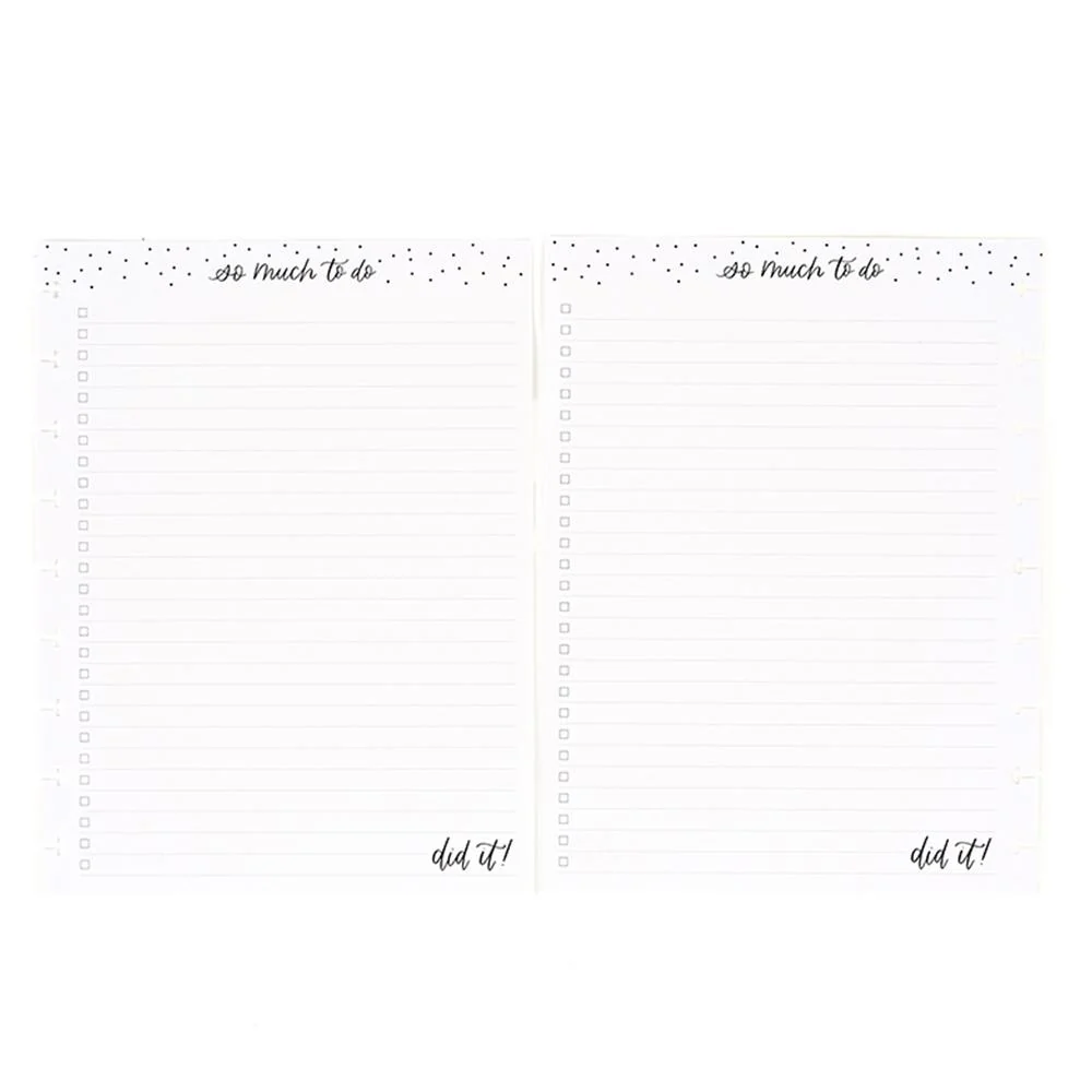 Checklist Classic Lined Classic Filler Paper