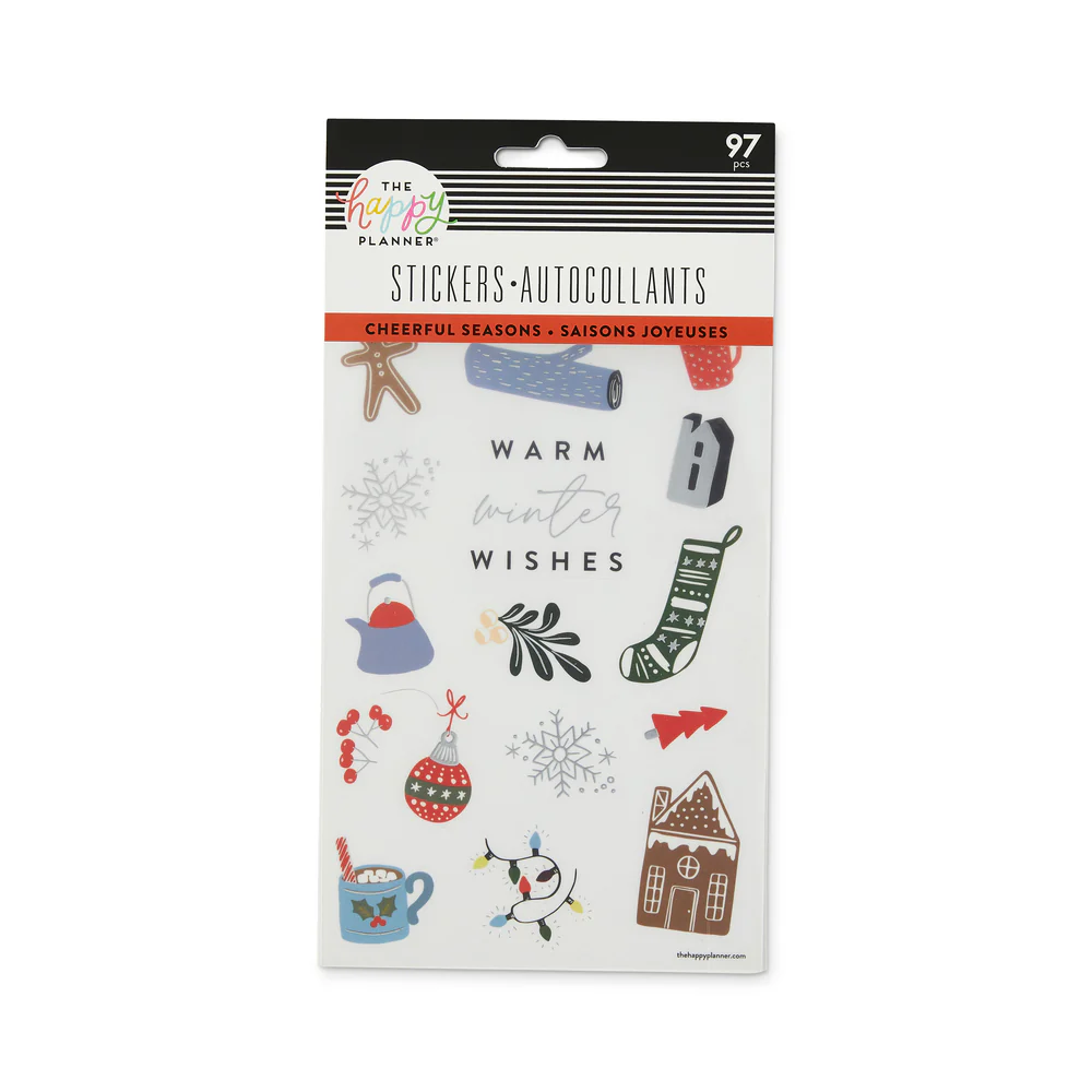 Cheerful Seasonal Stickers - 5 Sticker Sheets