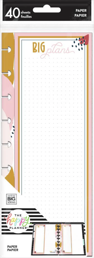 Classic Filler Paper - Folded Checklist + Notes