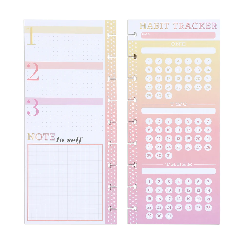 Classic Half Sheet Note Paper - Habit Tracker - Image 2