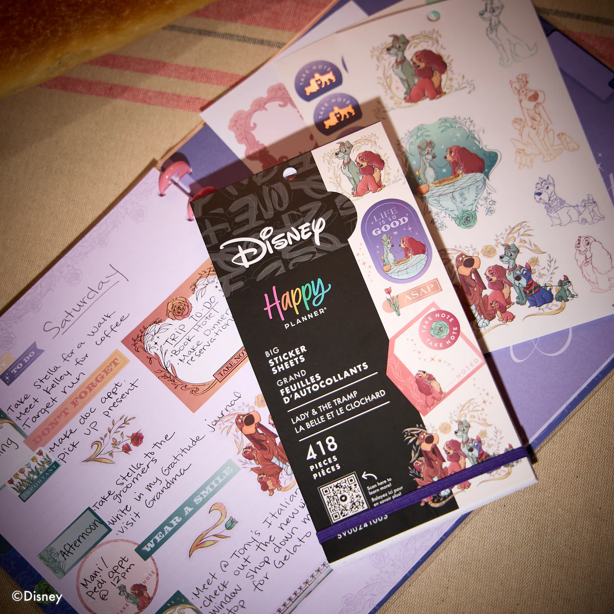 Disney Lady & The Tramp - Value Pack Stickers - Big - Image 5