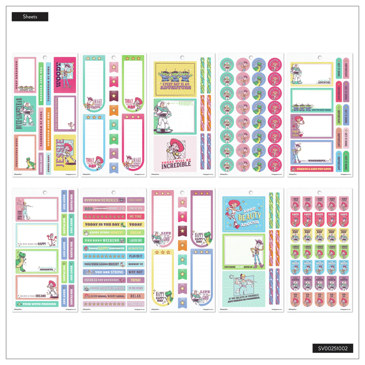 Disney & Pixar Toy Story 30th Anniversary - Value Pack Stickers - Image 16