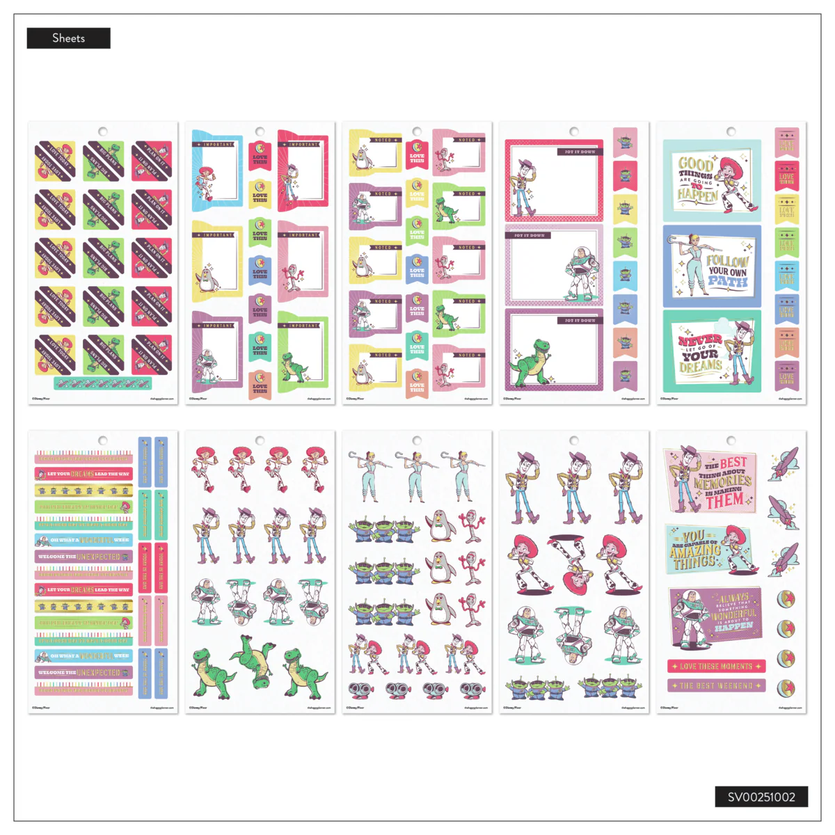 Disney & Pixar Toy Story 30th Anniversary - Value Pack Stickers - Image 8