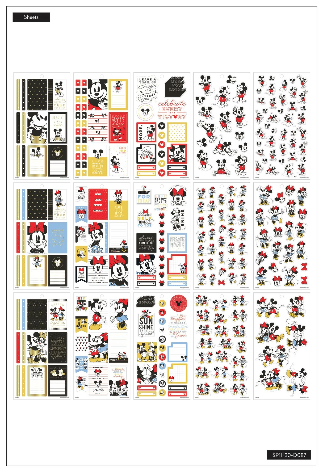 Disney © Value Pack Stickers - Mickey & Friends Magic Plans - Image 2