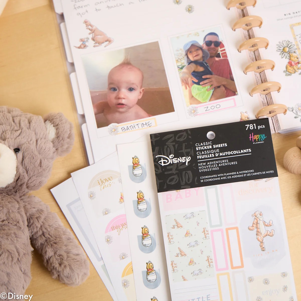 Disney Winnie the Pooh Baby - Value Pack Stickers - Image 5