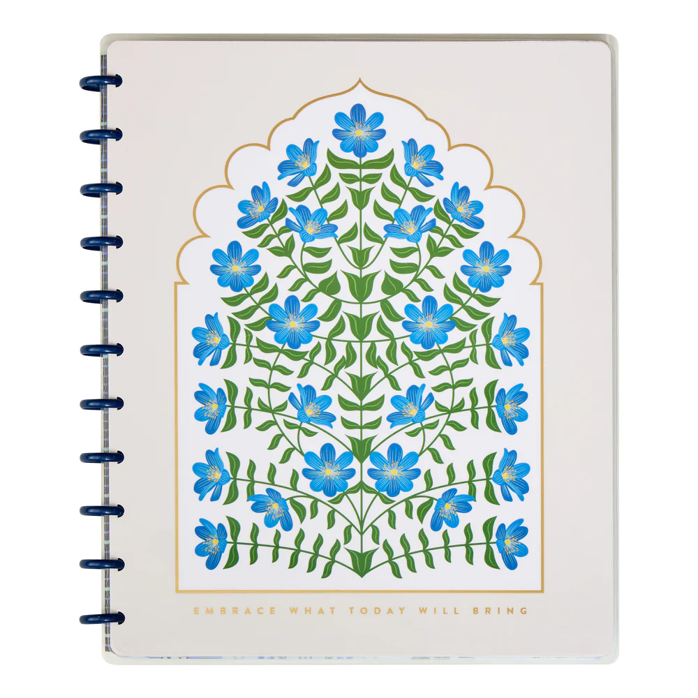 Exotic Borders - Dotted Lined Big Notebook - 60 Sheets