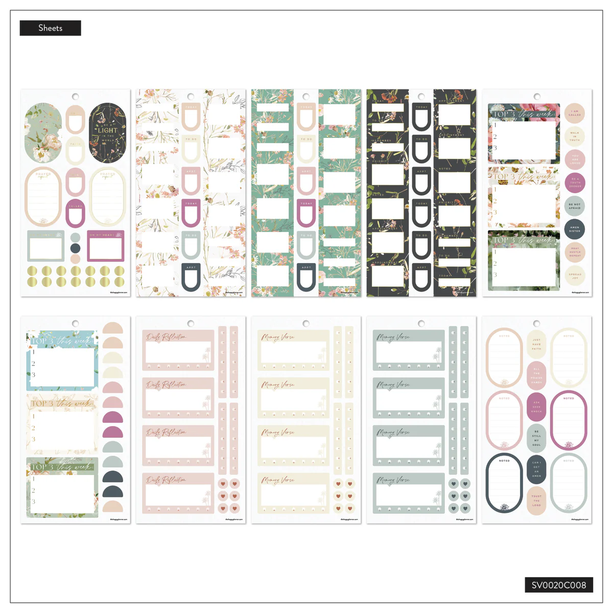 Flourish in Faith - Value Pack Stickers - Image 7