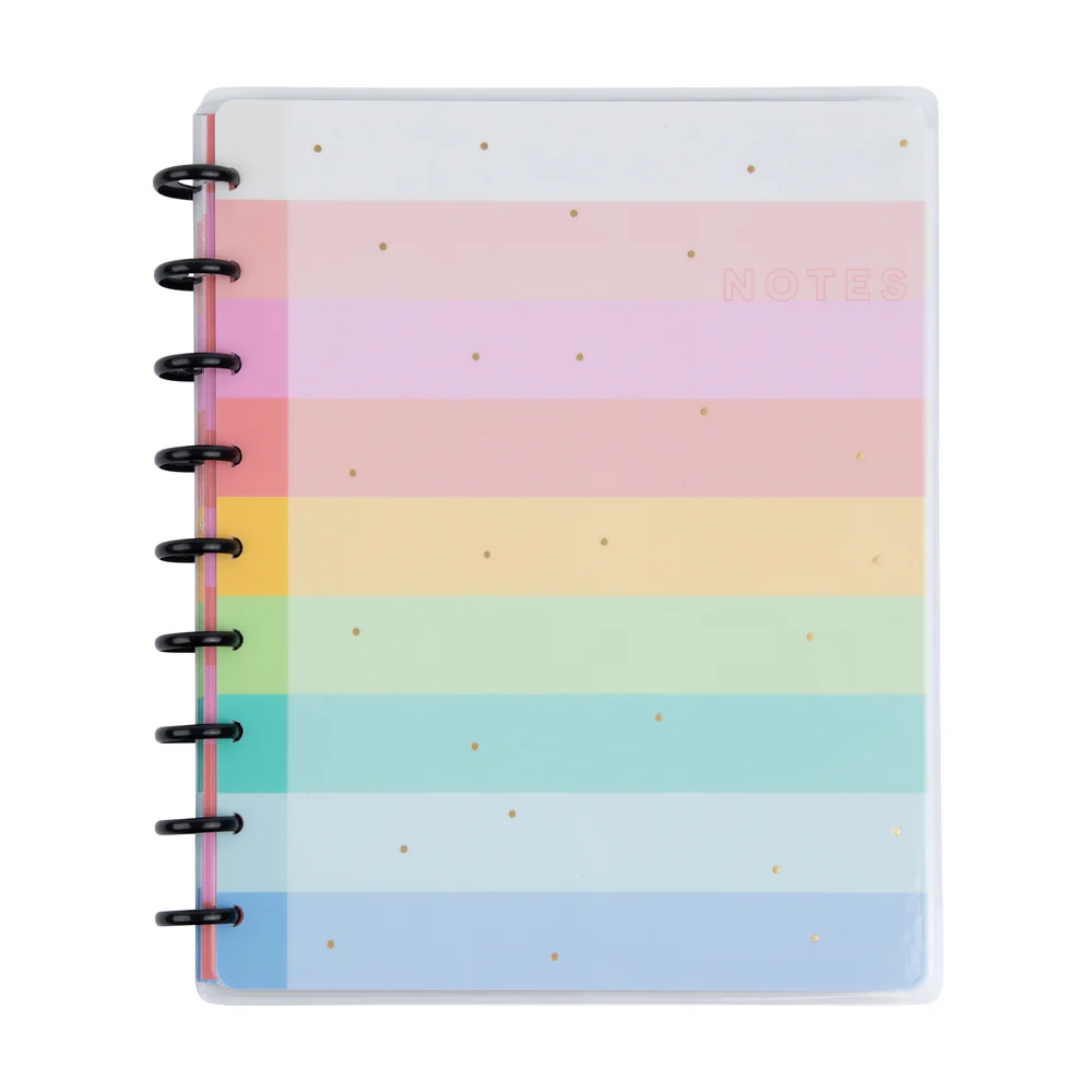 Happy Brights - Dotted Lined Classic Notebook - 60 Sheets