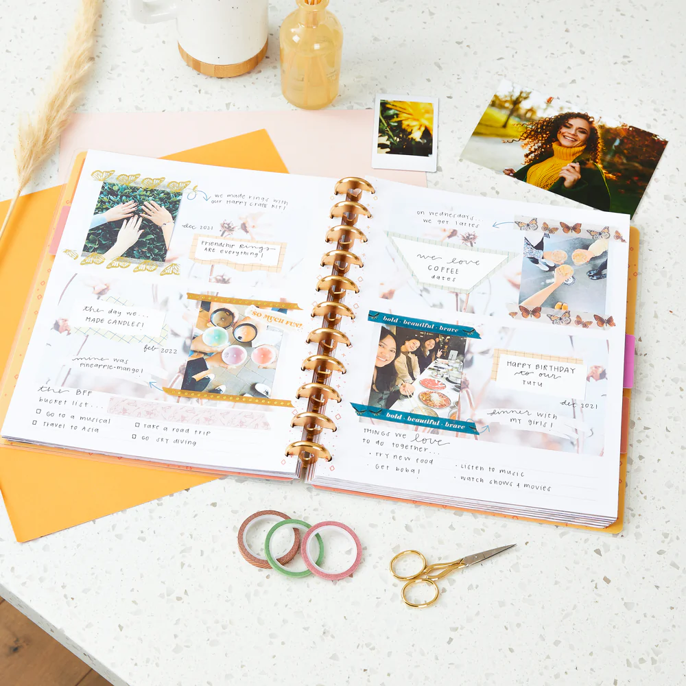 Happy Memory Keeping® Retro Blooms - DELUXE Big Photo Journal - Image 11