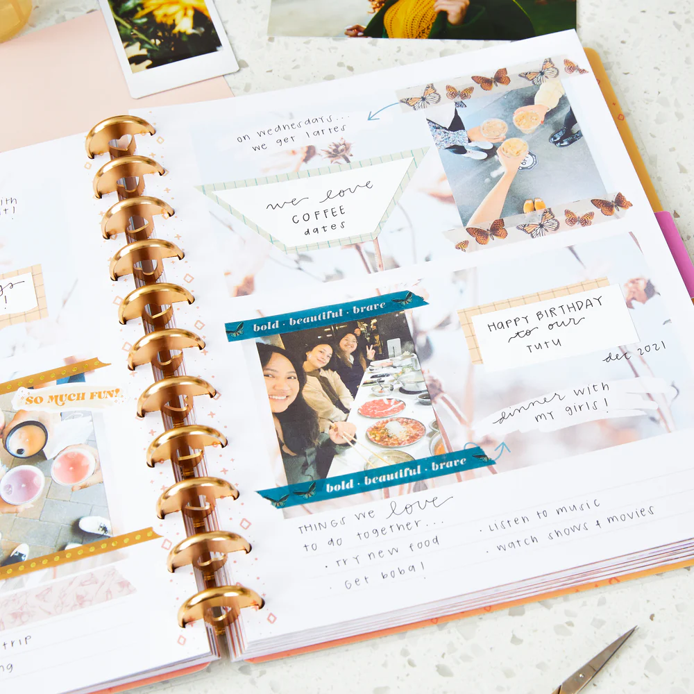 Happy Memory Keeping® Retro Blooms - DELUXE Big Photo Journal - Image 4