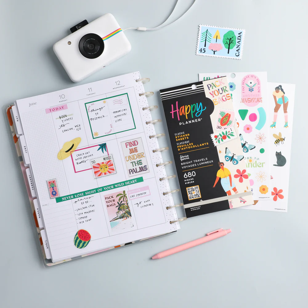 Happy Planner x TÃ nia Garcia Bright Travels - Value Pack Stickers - Image 3