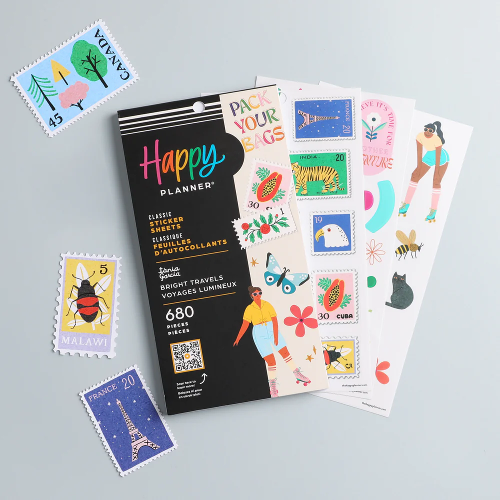 Happy Planner x TÃ nia Garcia Bright Travels - Value Pack Stickers - Image 4