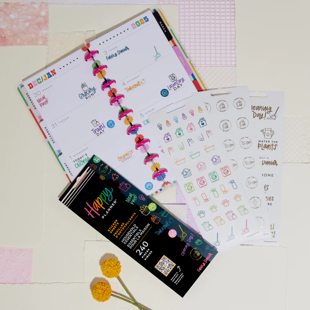Household Essentials - 8 Sticker Sheets - Image 2
