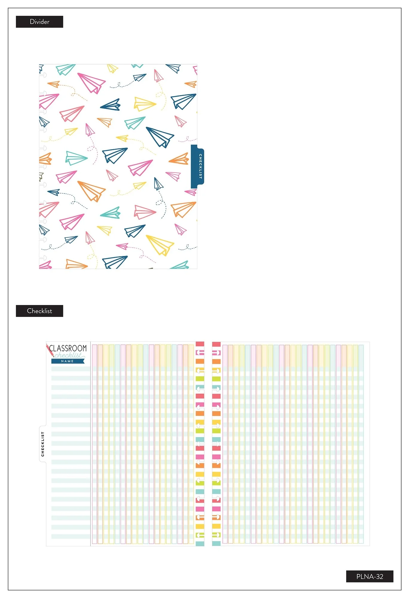 Undated BIG Happy Planner® - Teacher's Plant Seeds - 12 Months - Image 3