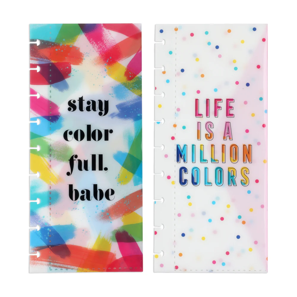 Rainbow Classic Snap In Planner Envelopes