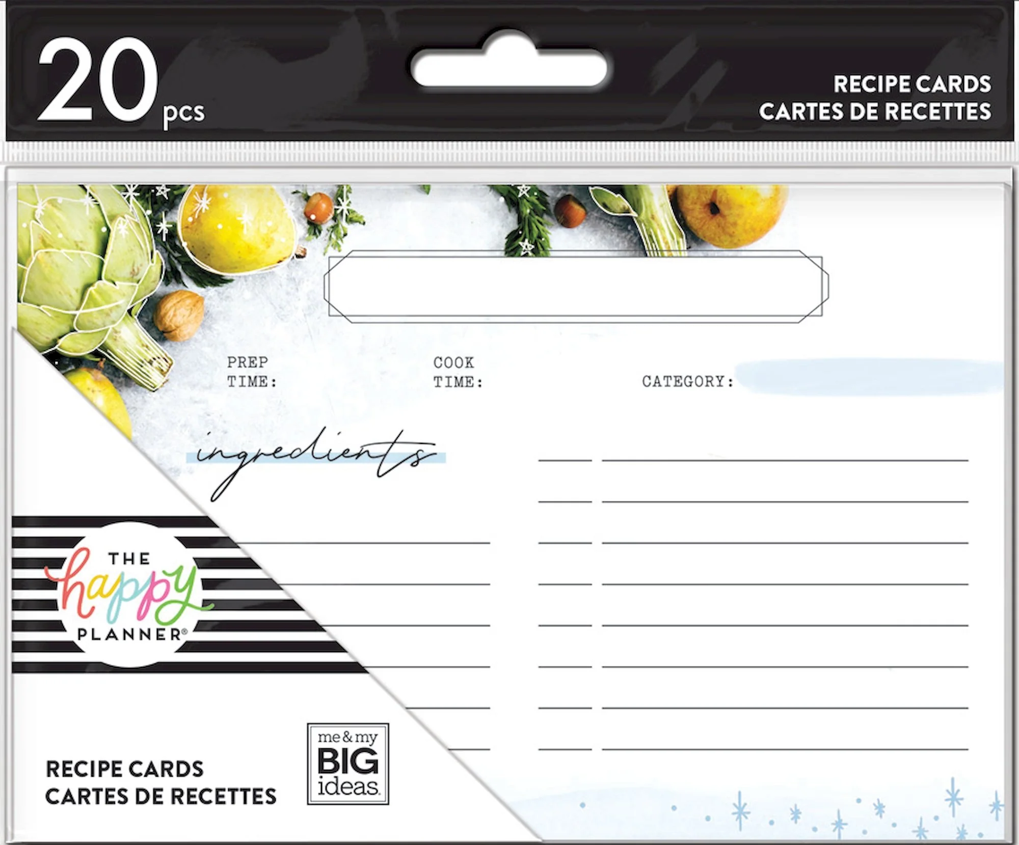 Bon Appetit Foodie Recipe Cards