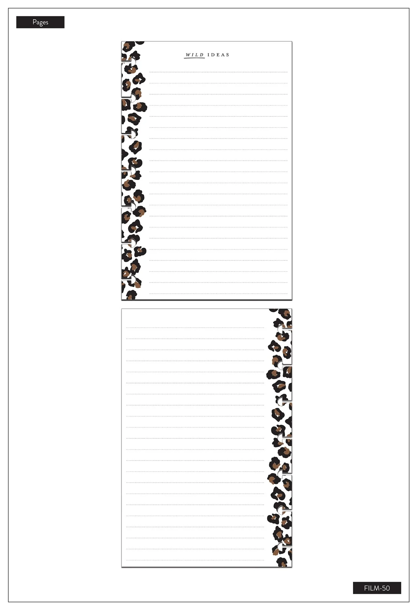 Mini Filler Paper - Leopard - Image 2