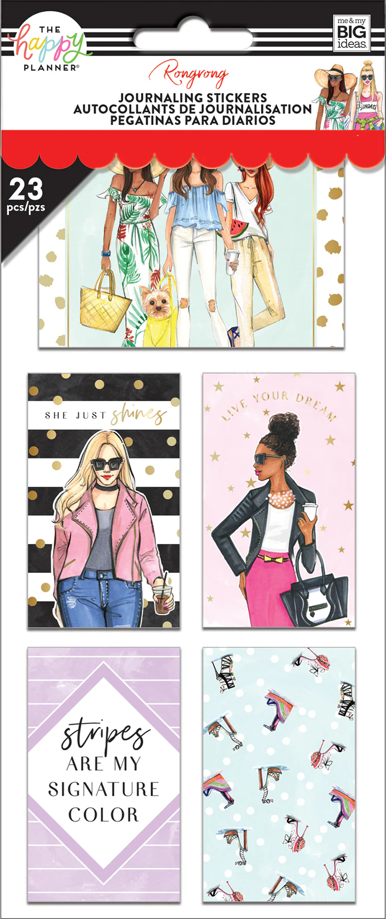 Journaling (Flip) Stickers- Rongrong