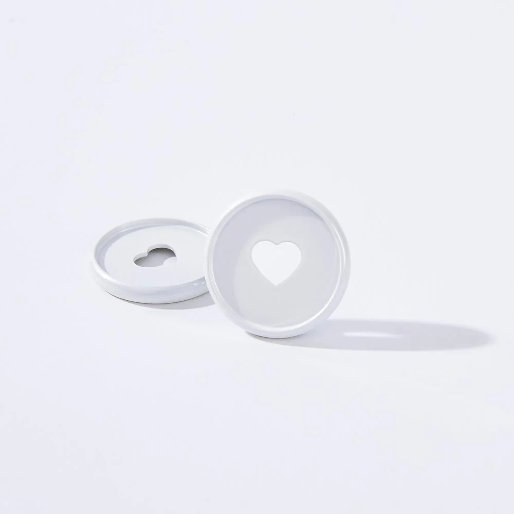 Medium Metal Discs - Winter White