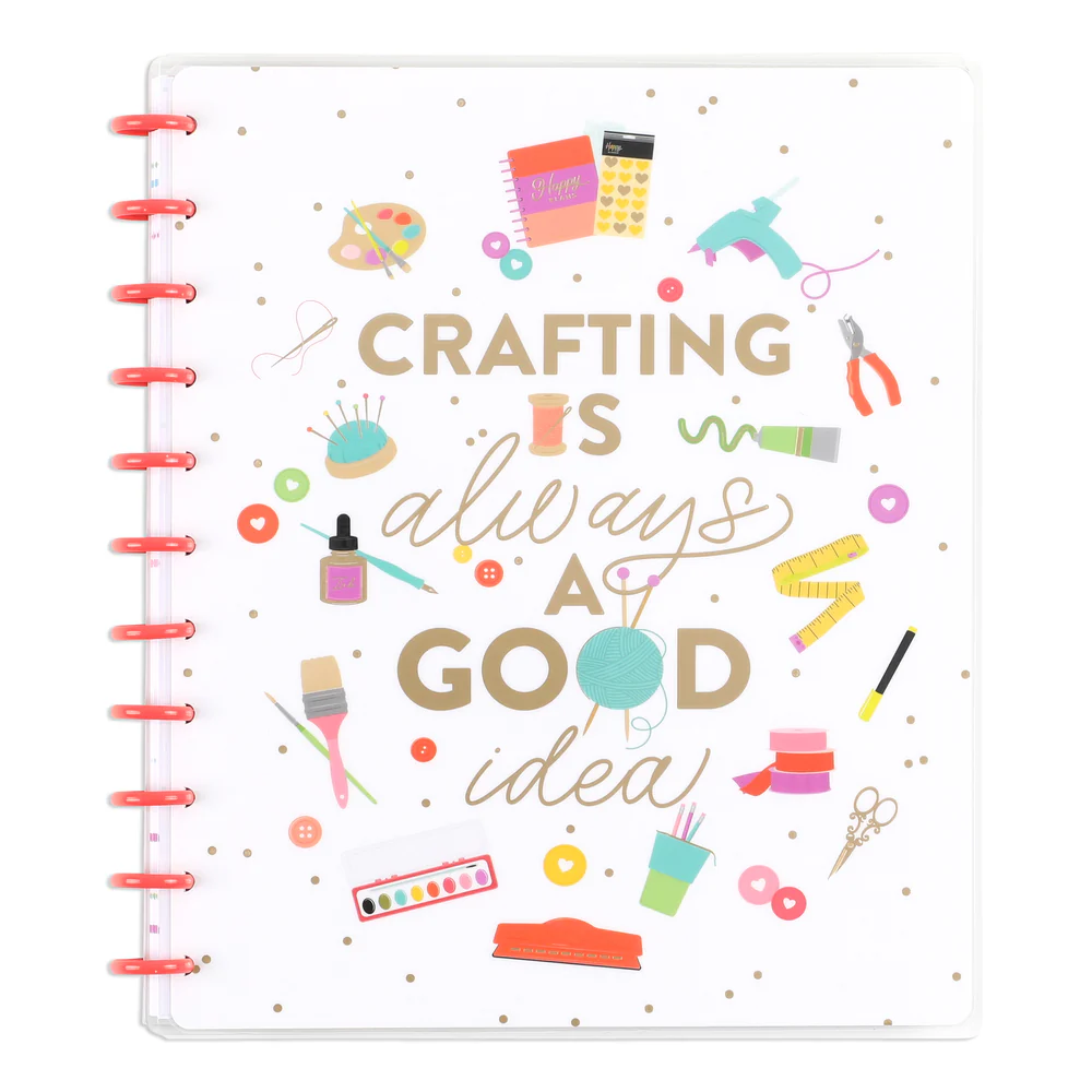 Miss Maker - Dotted Lined Big Notebook - 60 Sheets