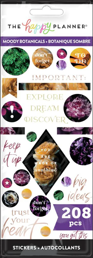 Moody Botanicals - 8 Sticker Sheets