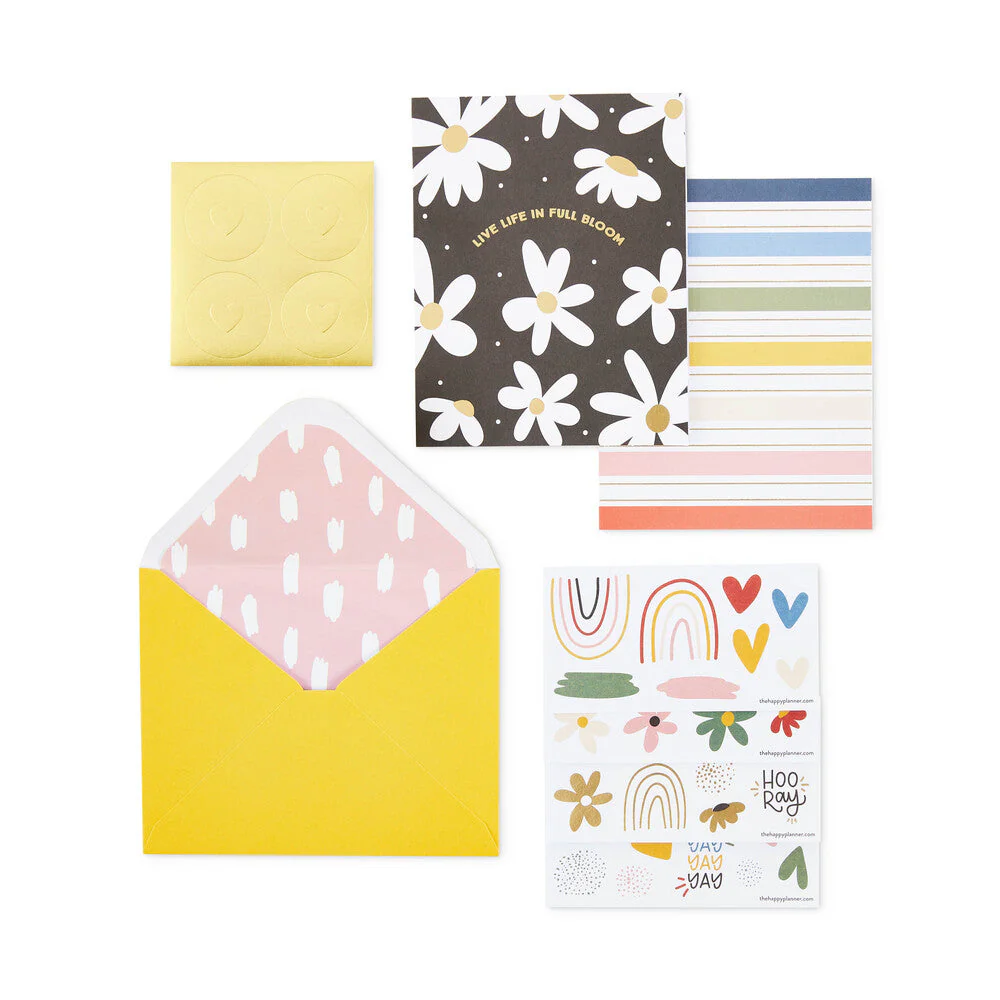 Oh Happy Day Note Card Set + Stickers