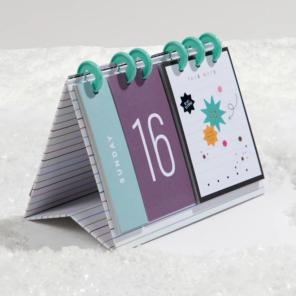 Plan Your Best Life - Disc Bound Standing Desk Calendar - Image 2