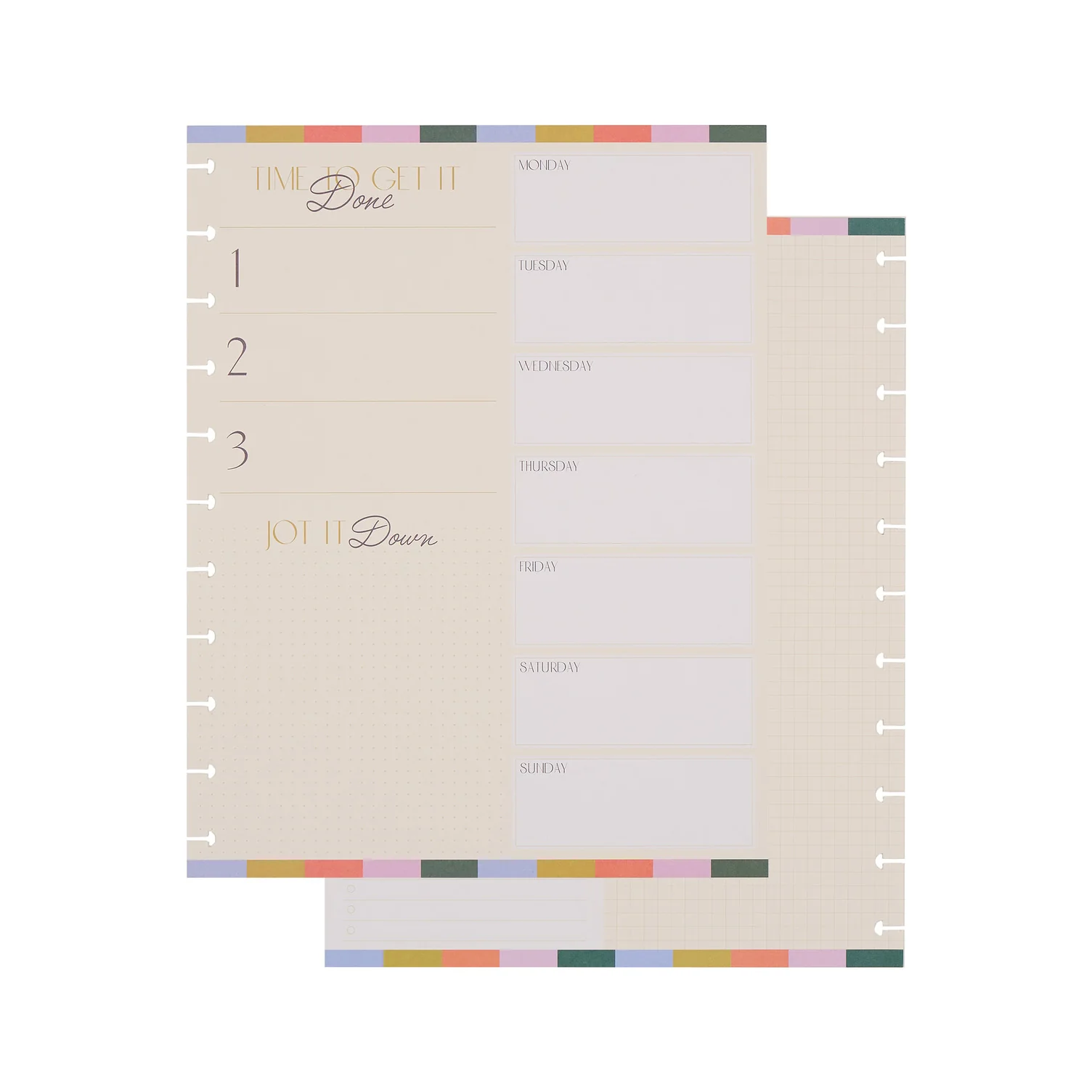 Priorities & Plans - Dashboard Big Filler Paper - 40 Sheets