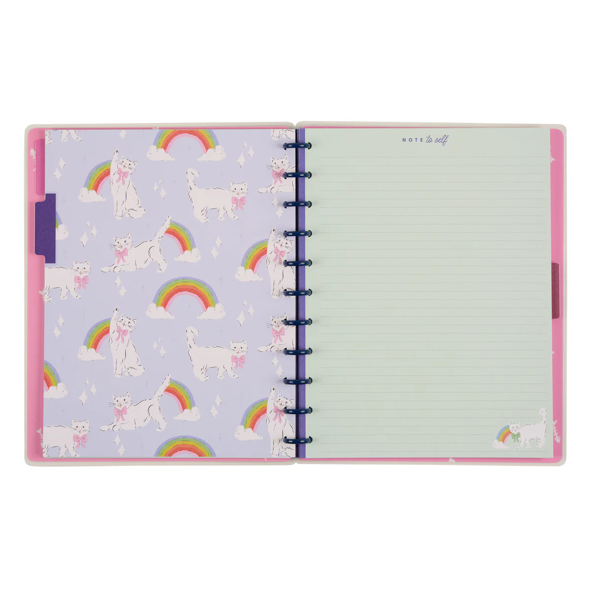 Purrfect Seasonal Cats - Dotted Lined Big Notebook - 60 Sheets - Image 11