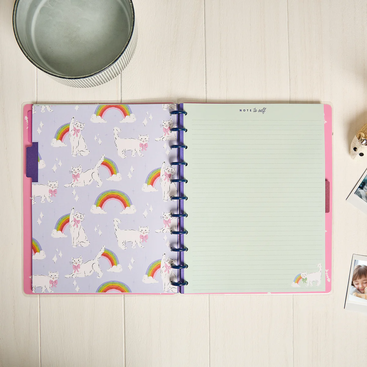 Purrfect Seasonal Cats - Dotted Lined Big Notebook - 60 Sheets - Image 18