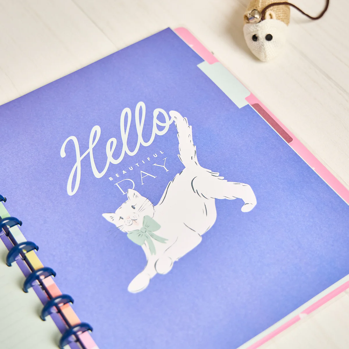 Purrfect Seasonal Cats - Dotted Lined Big Notebook - 60 Sheets - Image 22