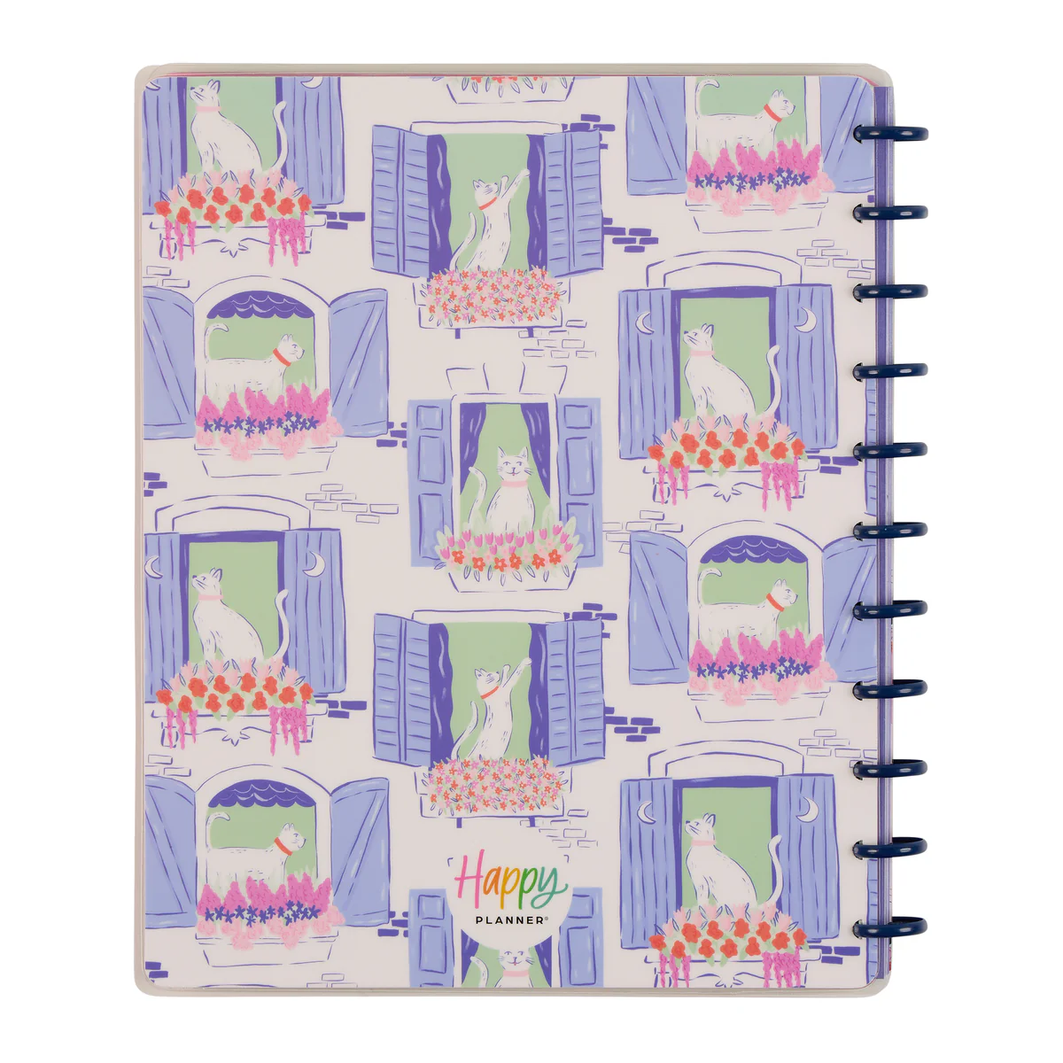 Purrfect Seasonal Cats - Dotted Lined Big Notebook - 60 Sheets - Image 26
