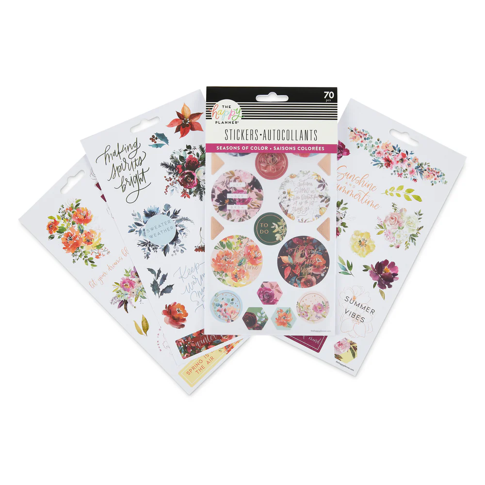 Seasonal Watercolor - 5 Sticker Sheets - Image 2