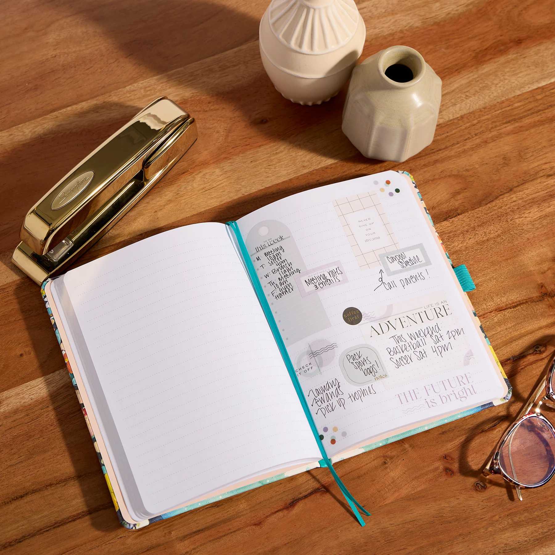Serene Garden - Bullet Dot Grid Happy Journal - 80 Sheets - 160 GSM Paper - Image 2