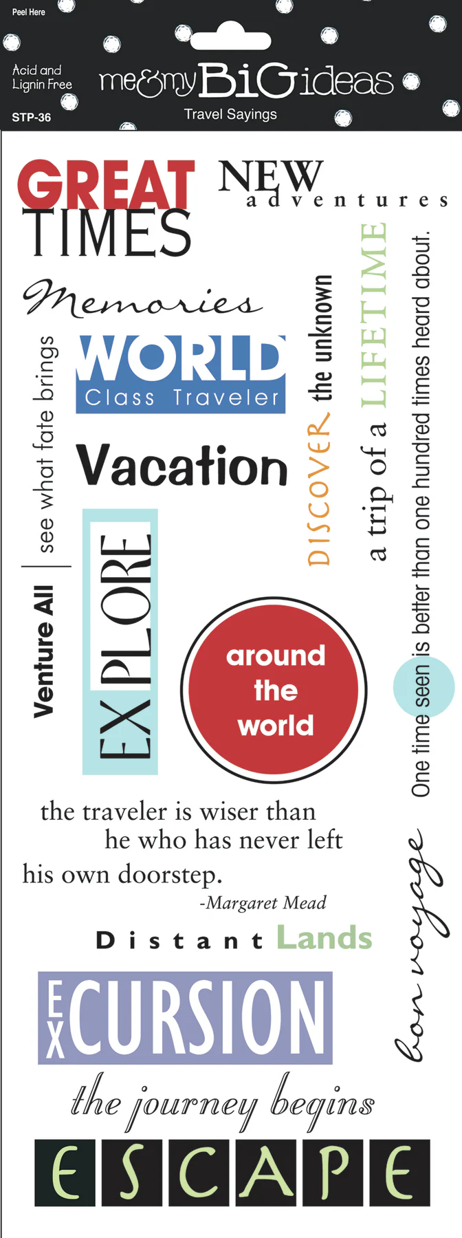 Pack Your Bags - Sticker Sheet