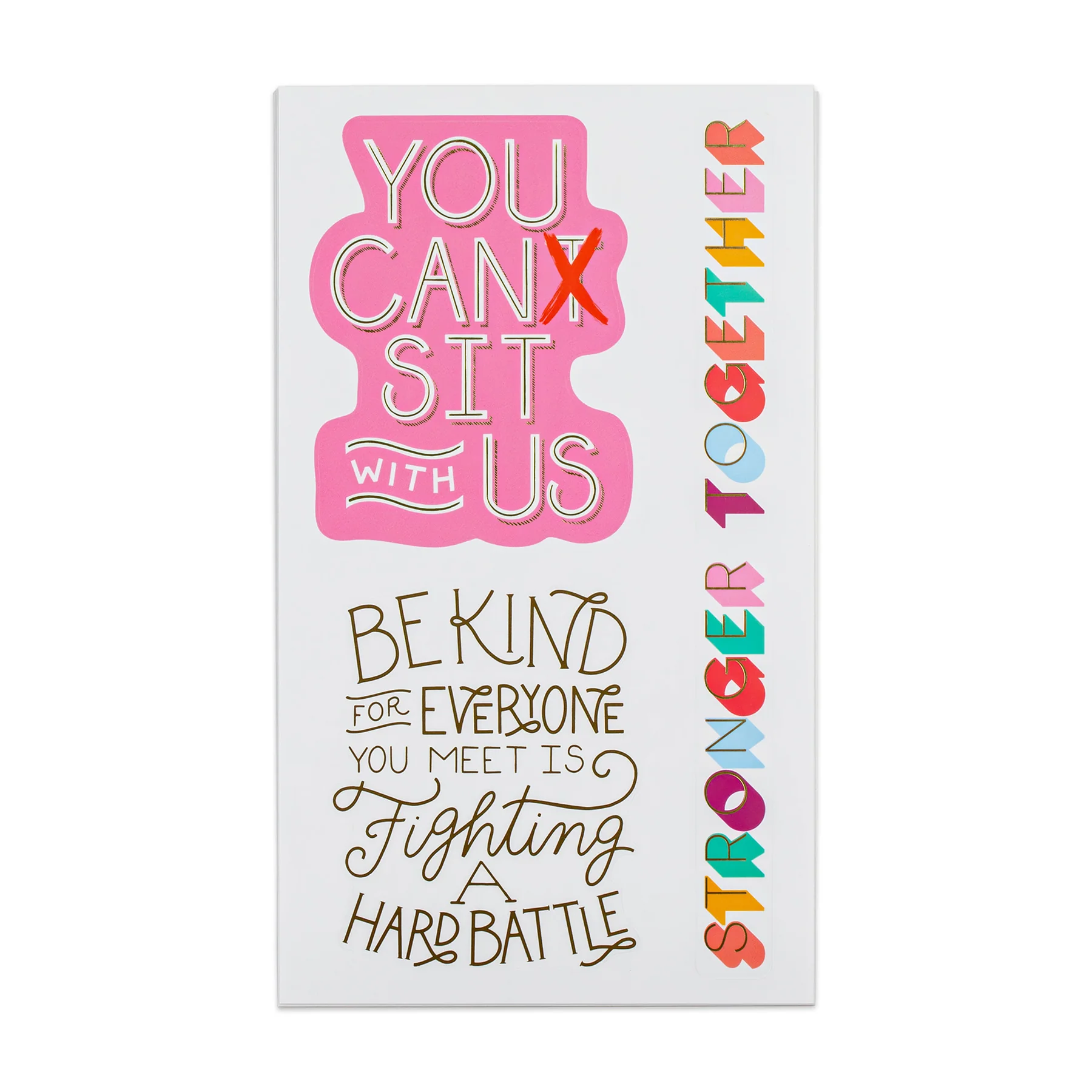 Stronger Together - 8 Sticker Sheets