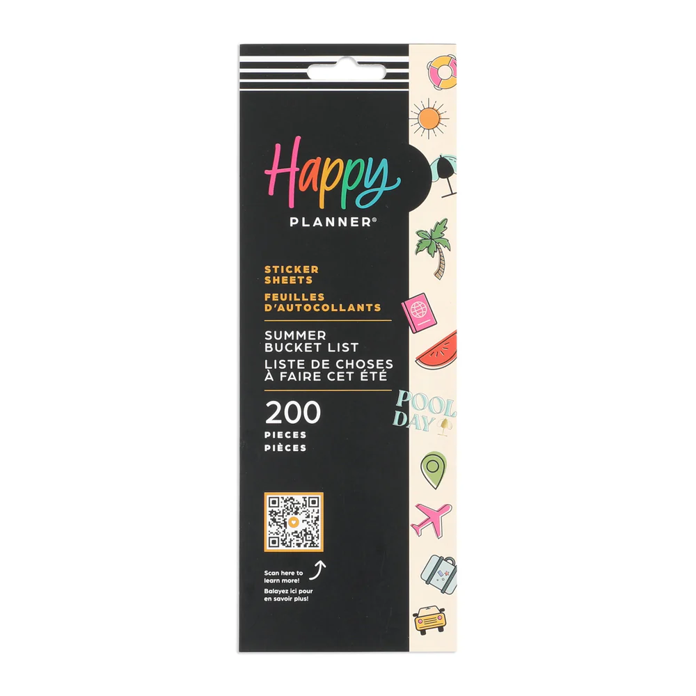 Summer Bucket List - 8 Sticker Sheets