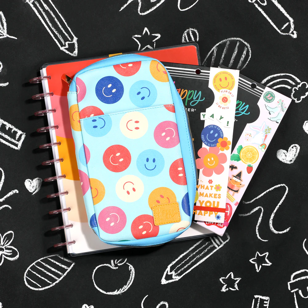 Super Happy - Sticker Storage Zip Folio - Image 2