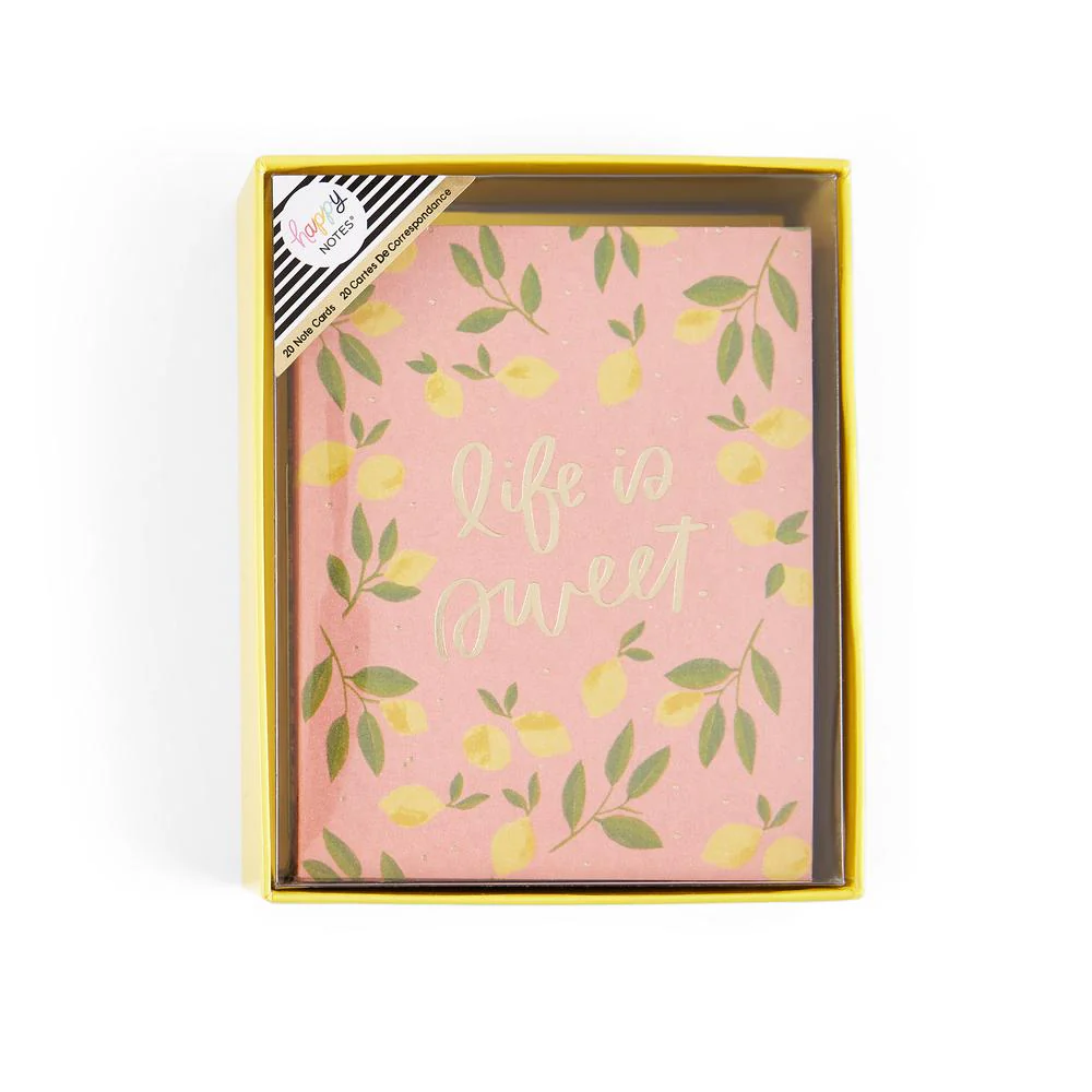 Happy Planner x Marabou Design Sweet Florals Note Cards