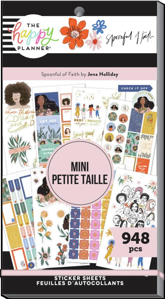 The Happy Planner x Spoonful of Faith Value Pack Stickers - Faith - Mini