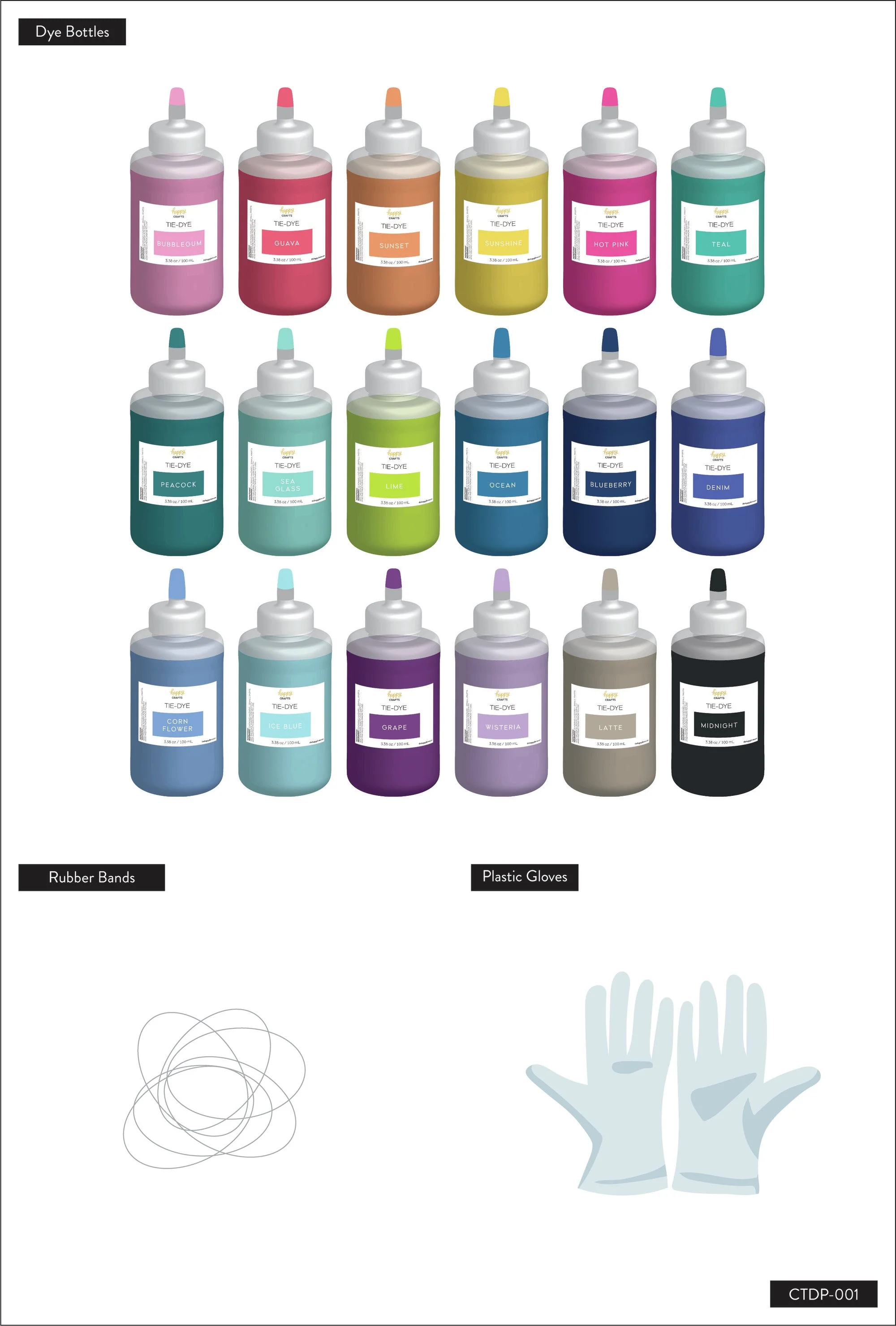 Tie Dye Kit - Fun Brights - Image 8