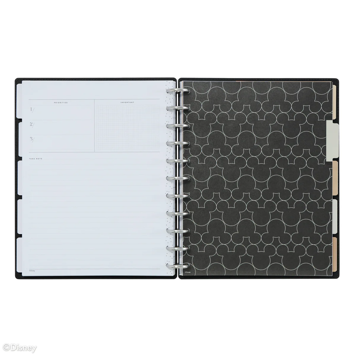 Undated DELUXE Disney Mod Mickey Mouse Customizable Planner - Big Horizontal Layout - 12 Months - Image 6