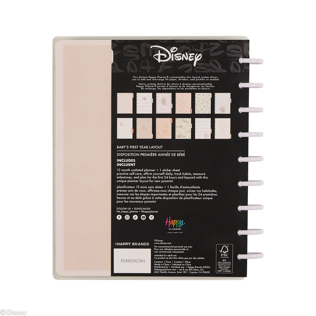 Undated Disney Welcome Little One Customizable Baby Planner - Classic Baby's First Year Layout - 12 Months - Image 39