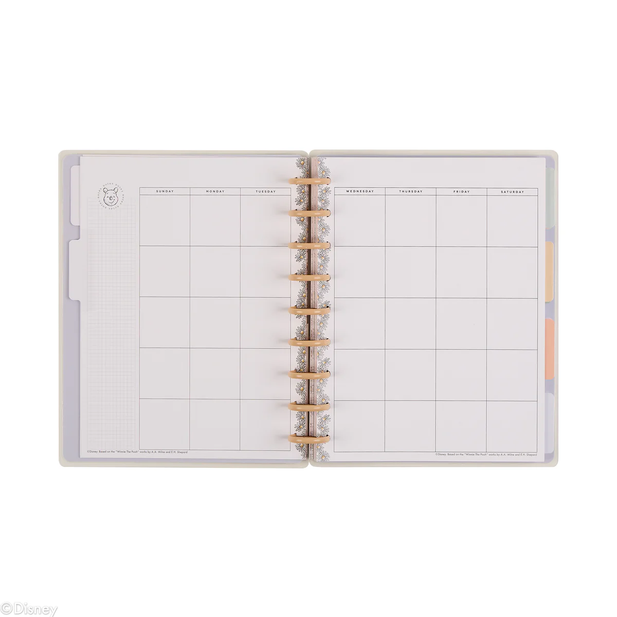Undated Disney Winnie the Pooh Customizable Baby Planner - Classic Baby's First Year Layout - 12 Months - Image 17