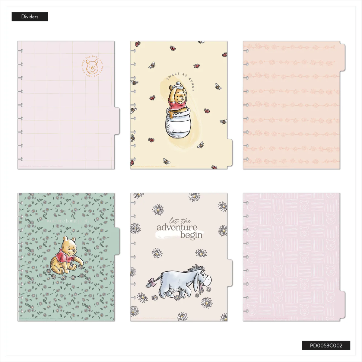 Undated Disney Winnie the Pooh Customizable Baby Planner - Classic Baby's First Year Layout - 12 Months - Image 22