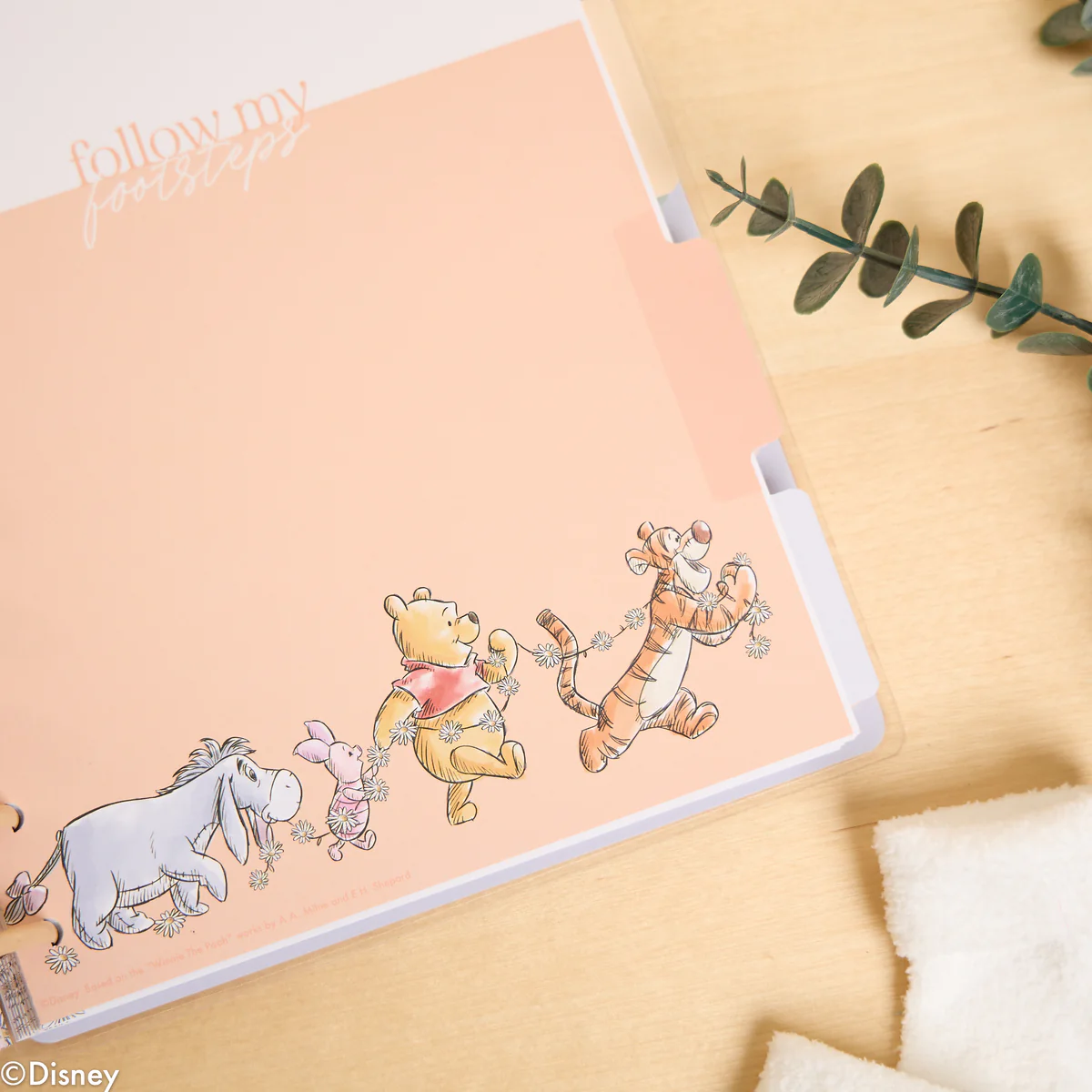 Undated Disney Winnie the Pooh Customizable Baby Planner - Classic Baby's First Year Layout - 12 Months - Image 25