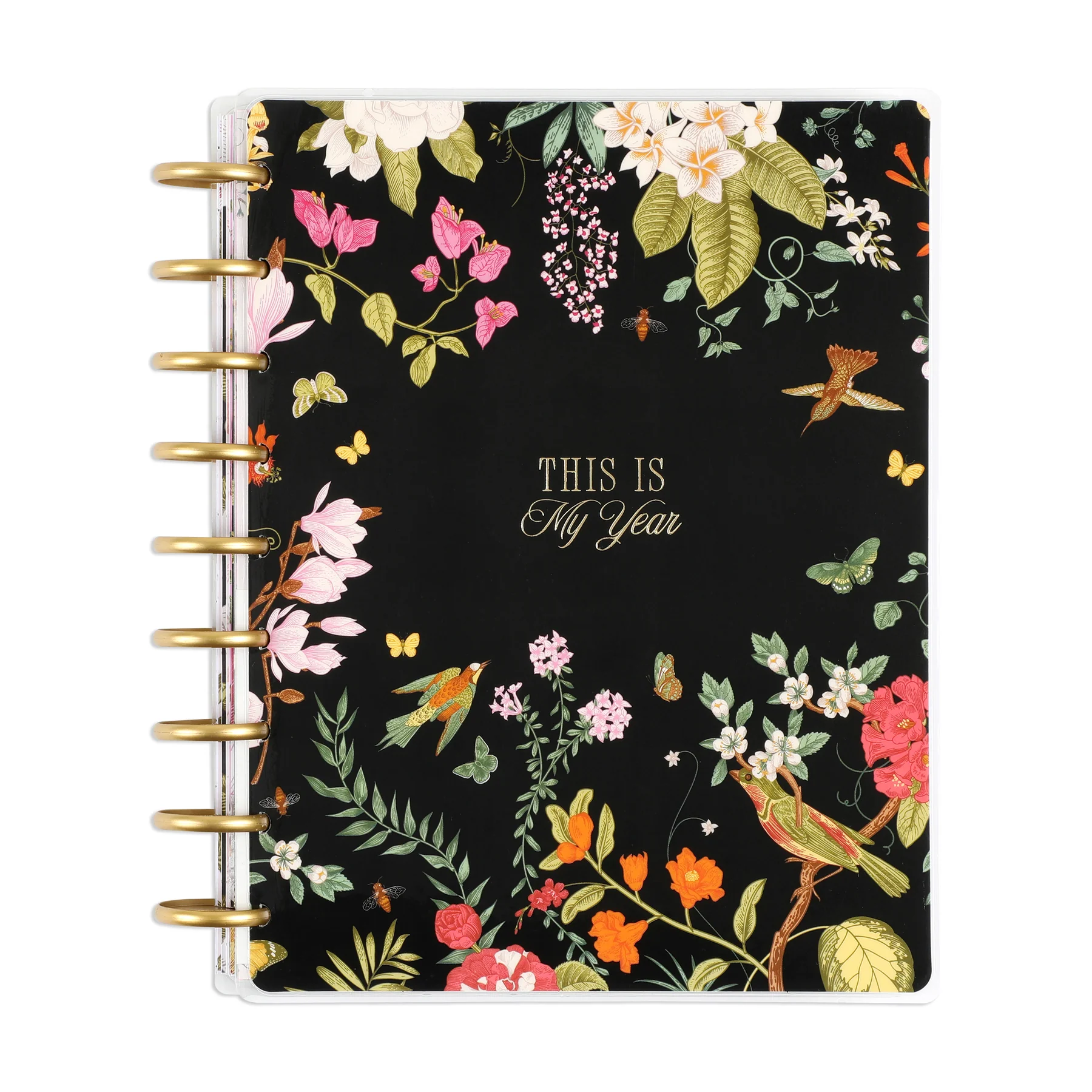 Undated Feathers & Flowers Happy Planner - Classic Vertical Layout - 12 Months